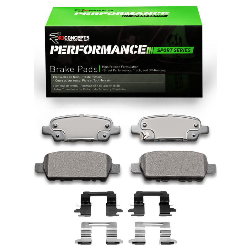 Infiniti Q40 Performance Brake Pads - Rear - R1 Concepts - R1 Performance Sport - `02-`25
